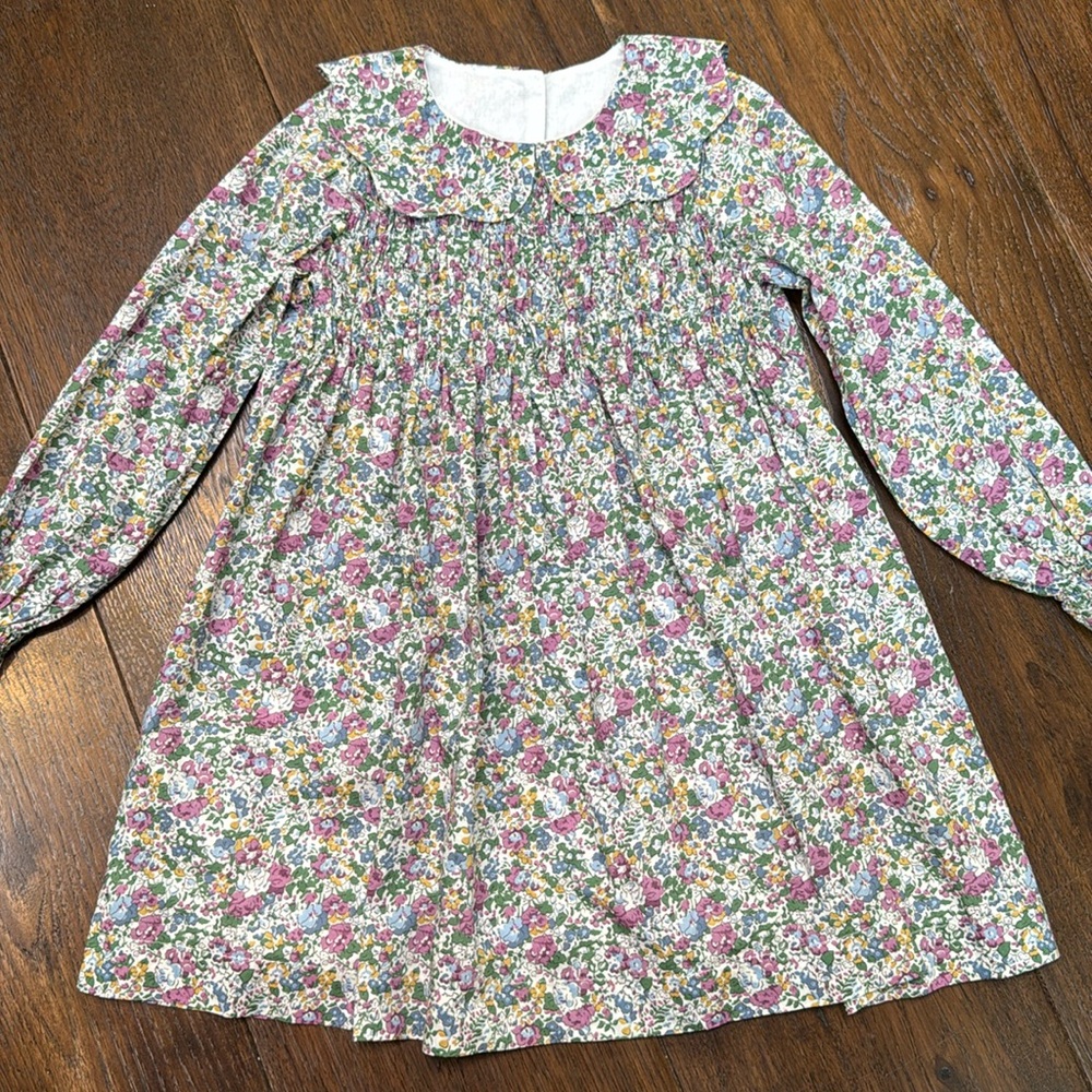 Pukatuka - Purple Liberty Floral Dress - Size: 5T